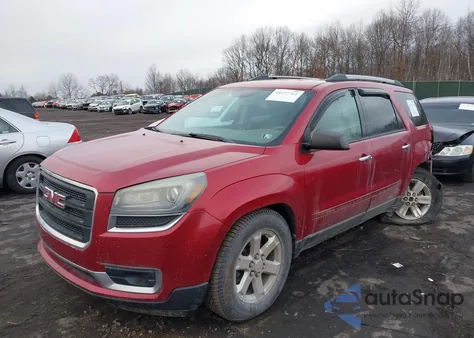 2014 GMC Acadia Sle-2 z USA, uszkodzony, nr VIN 1GKKVPKD3EJ217275